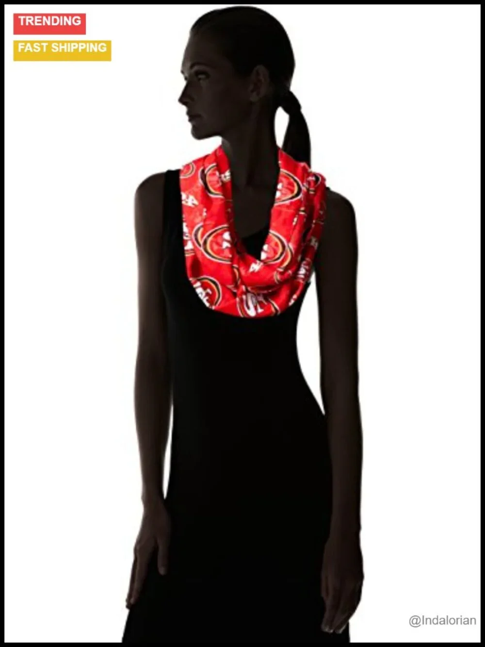Infinity Scarf - Football Team Logo Polyester Scarf